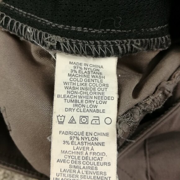 Prana Pants Halle Bootcut Leg Roll Up Convertible Stretch Gray Womens 6 Tall - Picture 4 of 11